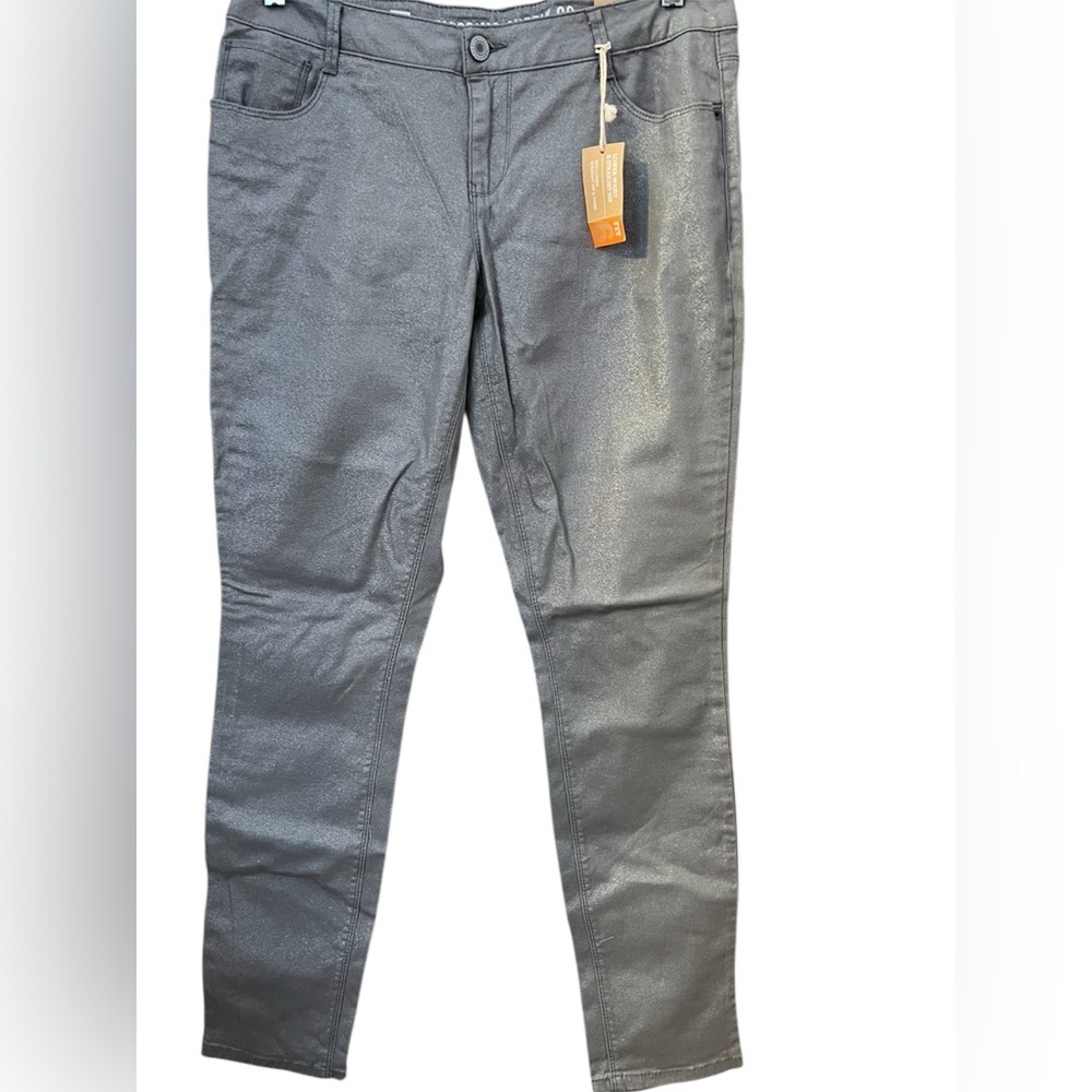 Mossimo Supply Co. Gray Skinny Pants 13